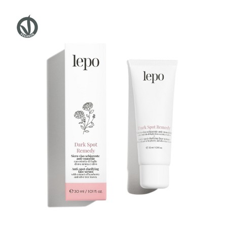 Dark spot remedy, siero viso schiarente anti-macchie con estratto di foglie di uva ursina e olivo