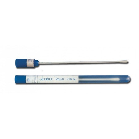 Tampone cotone - 15 cm - diam. 0,5 cm - sterile - conf. 100 pz.