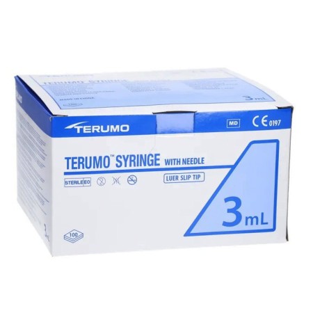 Siringhe terumo con ago 3 ml - 21gx5/8 100 pezzi