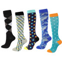 Calze a compressione funny l-xl - disegno 6 - conf. 5 pz.