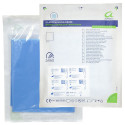 Telo chirurgico sterile biaccoppiato 45x75 cm alphatex con lato assorbente e lato impermeabile