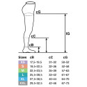 Calze compressive antitrombosi 18mmhg clotosis