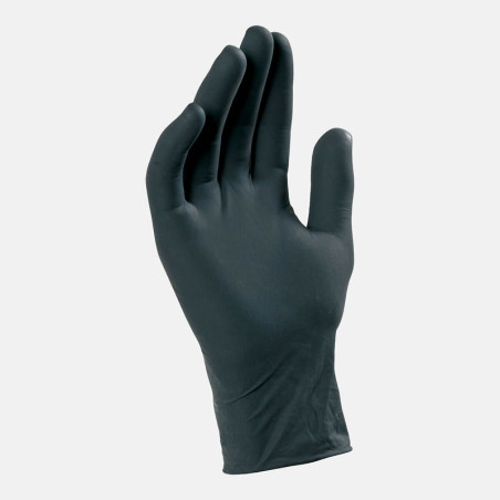 Guanti in nitrile neri senza polvere palmpro essential 537 - 100 pz.