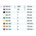 Cannule di guedel sterili mis. 5 - 110 mm - adulti large (arancione) - conf. 1 pz.