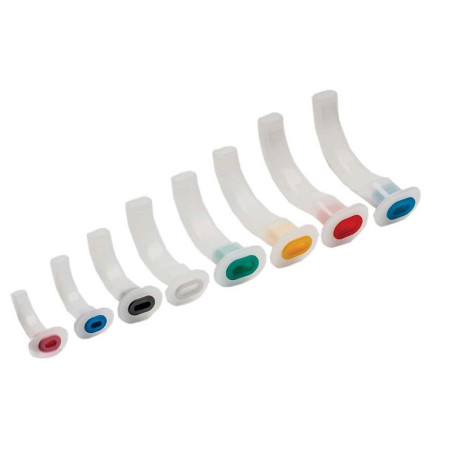 Cannule di guedel sterili mis. 4 - 100 mm - adulti (rosso) - conf. 1 pz.