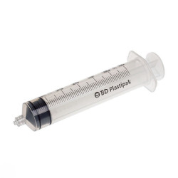 Siringa bd plastipak 50/60 ml, senza ago, cono centrale luer - 60 pz.