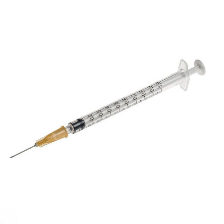 Siringa tubercolina bd plastipak 1 ml, con ago 25g 5/8” - 120 pz.