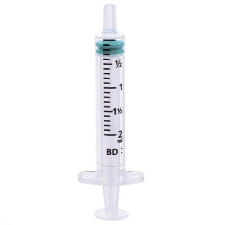 Siringa bd emerald 2 ml luer slip centrale senza ago - conf. 100 pz.