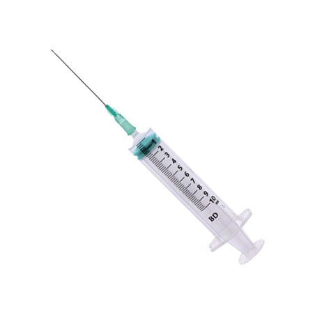 Siringa bd emerald 10 ml luer slip centrale con ago ipodermico 21g 38 mm - conf. 100 pz.