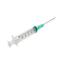 Siringa bd emerald 5 ml luer slip centrale con ago ipodermico 21g 38 mm - conf. 100 pz.