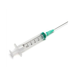 Bd emerald syringe 5 ml central luer slip with hypodermic needle 21g 38 mm - pack. 100 pcs.