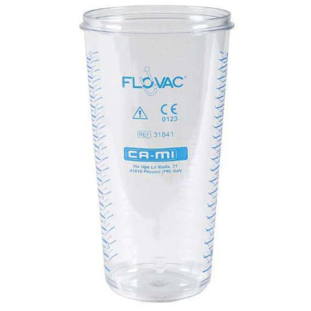 Vaso riutilizzabile liner flovac 2.000 ml per aspiratori