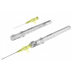 Bd insyte-w autoguard vingeformede kanylenåle 24g gule 0,7 x 19 mm - 50 stk.