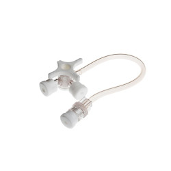 Bd connecta plus 3 rubinetti tre vie con prolunga 10 cm - 50 pz