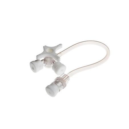 Bd connecta plus 3 rubinetti tre vie con prolunga 10 cm - 50 pz