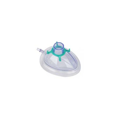 Mascherina anestesia monouso tg. 3 - bambino large/adulto small - verde