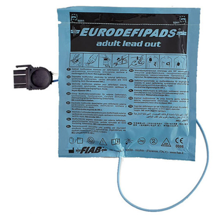 Coppia di piastre per defibrillatore semiautomatico iaed-s1 - 1 coppia f7952w