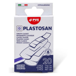 Plastosan boîte de 20 pansements assortis