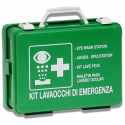 Cassetta di pronto soccorso a valigetta - kit lavaocchi - soluzione sterile per lavaggio oculare da 500 ml