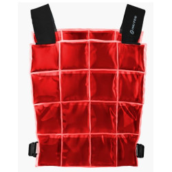 Bc inuteq-pac pcm coolover kylväst röd 29°c