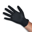 Guanti in nitrile nero doc black powder free - 100 pz.