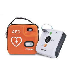 Defibrillatore semi-automatico esterno iaed-s1 con selettore adulto-pediatrico e piastra multiuso