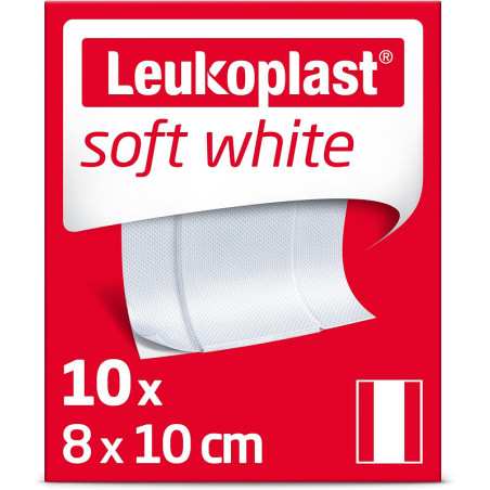 Leukoplast soft h 8 x 10 cm - 10 pz